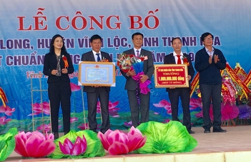 Xã Vĩnh Long, huyện Vĩnh Lộc (Thanh Hóa): Rộn ràng đón nhận xã đạt chuẩn Nông thôn mới