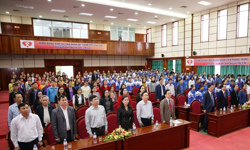 Nghệ An: Phát động Tháng hành động vì bình đẳng giới và phòng, chống bạo lực trên cơ sở giới năm 2019