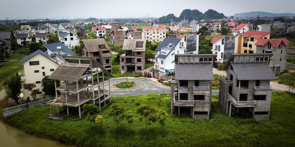 Một dự &aacute;n của C&ocirc;ng ty L&atilde; Vọng tại huyện Ho&agrave;i Đức.