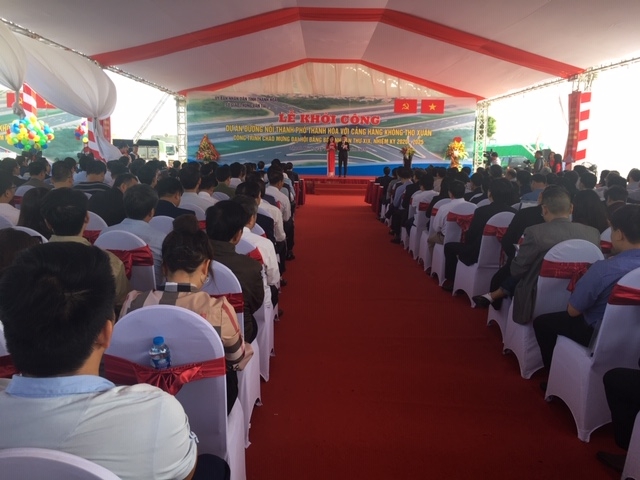 Thanh Hóa: Khởi công dự án đường nối TP Thanh Hóa với Cảng Hàng không Thọ Xuân