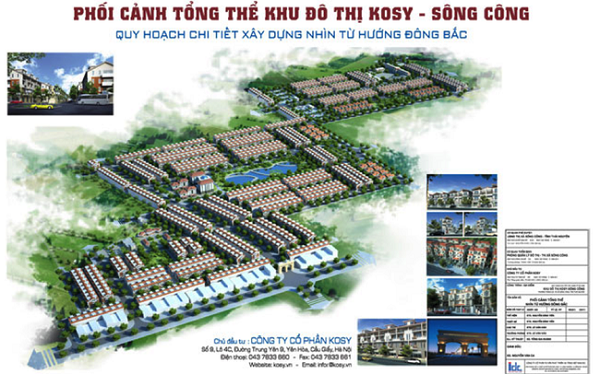 Kết luận của Thanh tra Chính phủ về những sai phạm tại Dự án Kosy Sông Công của Tập đoàn Kosy Kết luận của Thanh tra Chính phủ về những sai phạm tại Dự án Kosy Sông Công của Tập đoàn Kosy