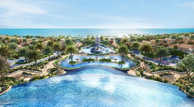 Nhà hàng Waterfall Lounge được thiết kế như một hang động huyền ảo ẩn mình dưới những hồ bơi và thác nước sẽ là một trong những điểm nhấn đặc biệt tại NovaHill Mui Ne