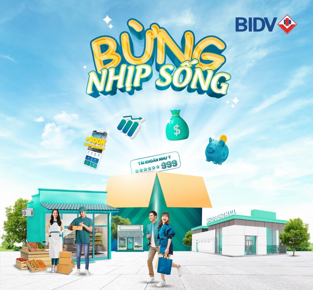 “Bừng nhịp sống” - Chương trình khuyến mại lớn của BIDV