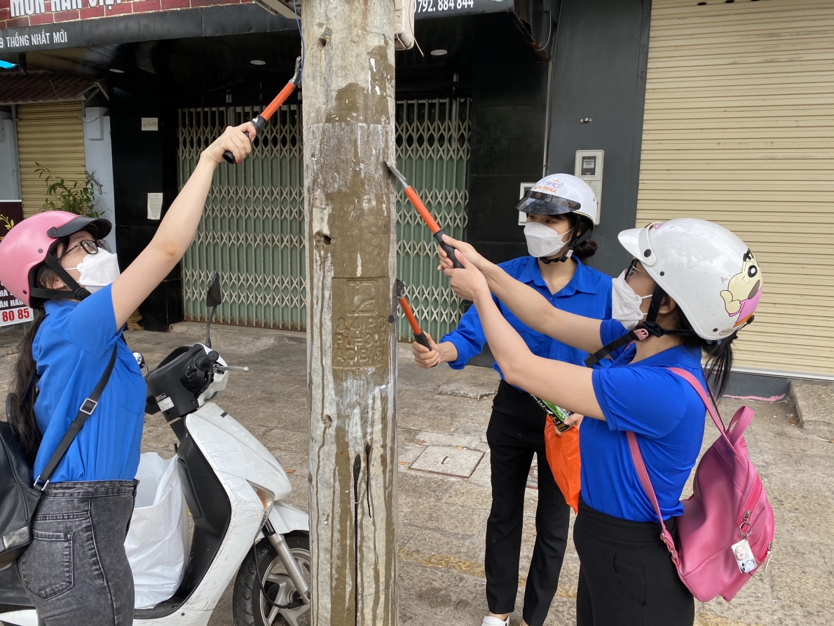 Bà Rịa – Vũng Tàu: Đoàn thanh niên xung kích làm sạch môi trường thành phố biển Vũng Tàu